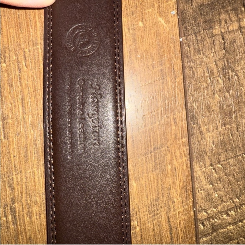 Hampton Men’s Genuine Leather Belt - Brown